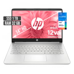 HP - INTEL CORE I5-1235U SSD 1TB RAM 32GB INTEL IRIS Xe LED 14 HD