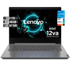 LENOVO - PORTATIL V14 INTEL CORE i5-1235U SSD 1TB RAM 40GB LED 14 FULL HD