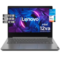 LENOVO - PORTATIL INTEL CORE i5-1235U SSD 512GB RAM 24GB LED 14 FULL HD