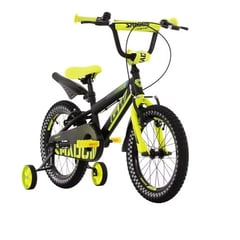 GW - Bicicleta Infantil Rin 16 Pulgadas Negro Amarillo