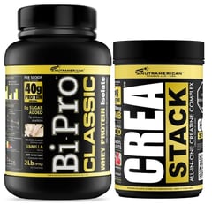 MEGAPLEX - Combo Proteina Bipro Classic Vainilla2 lb+Creatina Crea Stack 1.3 LB