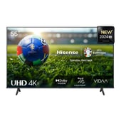 HISENSE - Televisor 55 LED UHD 4K Smart TV Comando de Voz 55A6N VIDAA